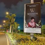 Nivedhithaa Sathish Instagram - The kid in me who dreamt of being on hoardings is very happy today! Issa very good morning indeed, @wondrdiamonds ♥️ P.S. It’s all in the little things :’)