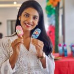 Nivedhithaa Sathish Instagram – Not just Cornettos popsicles too! 😛