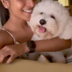 Nivedhithaa Sathish Instagram - I love you fur-real, @jonsnow.bichon ⛄️