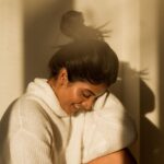 Nivedhithaa Sathish Instagram - Passionate from miles away, passive with the things you say 🌩️ Shot by - @madras_ponnu Styled by - @shraddhaiyerr Makeup by - @makeupbywanshazia Hair by - @hemalathahairandmakeup