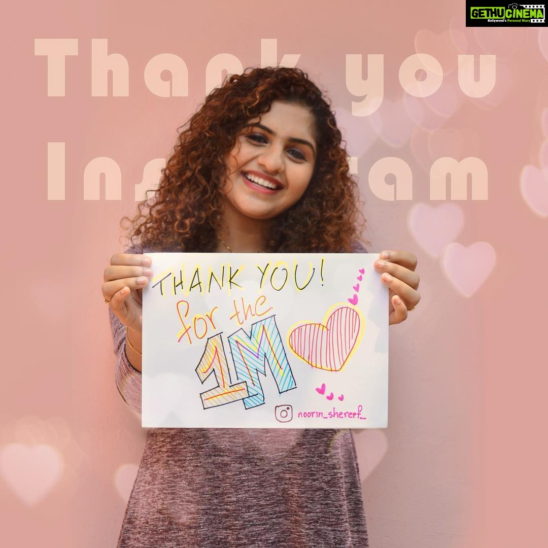 Noorin Shereef Instagram - Dear all , I had no cinema background or experience when I came to act in Oru adaar love.All I did was a trivial role in Chunkzz movie.Iam so delighted that my character Gadha in Adaar love is widely accepted.During Adaar love I had only 20k followers,but your love and support made it reach 1Million followers today.My heartfelt thanks to all and above all I would like to express my sincere gratitude to my godfather ,dear @omar_lulu_ who made this possible . Big big thank you for each and everyone for your love and support ♥️♥️♥️ ഒരു അഡാറ് ലവിൽ അഭിനയിക്കാൻ എത്തുമ്പോൾ വേണ്ടത്ര സിനിമ പരിചയമോ ,ബന്ധങ്ങളോ എനിക്ക് ഉണ്ടായിരുന്നില്ല.ആകെ കൂടെ പറയാനുണ്ടായിരുന്നത് ഉണ്ടായിരുന്നത് ചങ്ക്സ് എന്ന ചിത്രത്തിൽ ചെയ്ത ഒരു ചെറിയ വേഷം മാത്രമാണ് .അന്ന് ഇൻസ്റ്റാഗ്രാമിൽ എനിക്ക് ഉണ്ടായിരുന്ന ഫോള്ളോവെഴ്സിന്റെ എണ്ണം വെറും ഇരുപത്തിനായിരത്തിനടുത്ത് മാത്രമായിരുന്നു . അഡാറ് ലവ് ഇറങ്ങിക്കഴിഞ്ഞപ്പോൾ ഗാഥാ എന്ന കഥാപാത്രത്തിന് കിട്ടിയ സ്വീകാര്യത അത് 1Million followersൽ എത്തിച്ചിരിക്കുന്നു.നിങ്ങൾ എനിക്ക് തരുന്ന പ്രോത്സാഹനത്തിനും അകമഴിഞ്ഞ സ്നേഹത്തിനും നന്ദി .എനിക്ക് ഇത്ര വലിയൊരു അവസരം തന്ന എന്റെ ഗോഡ്ഫാദർ ഒമർ ലുലുവിനു,പ്രിയപ്പെട്ട ഒമറിക്കയ്ക്ക് ഒരുപാടൊരുപാട് നന്ദി. എല്ലാവർക്കും ഹൃദയത്തിൽ നിന്നും 100 100 നന്ദി 🙏🏻♥️♥️ Photography @_am_akshaykumar_ Retouch @sadhique_aboobacker