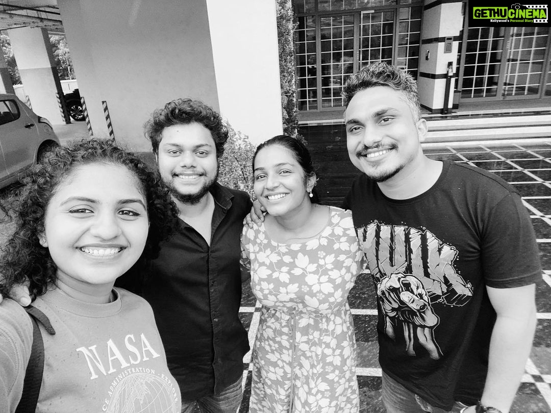 Noorin Shereef Instagram - To more endless talks,laughs and dreams… Them♥️ @fahim_safar @rajishavijayan @tobin_thomas7