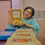 Noorin Shereef Instagram - Happy DIWALI✨🤲🏻 Thanks to @spicebridgetvm for the sweets😋