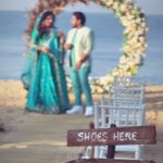 Noorin Shereef Instagram - Laugh Together! Design Decor- @redapronevents Makeup- @theglamupstudio Bride Attire- @ladies_planet_ Groom Attire -artist_groom_makeover_studio #fahinoor #redapronevents #noorinshereef #wertheplanner #wedding #keralawedding #indianwedding #wedmegood #celebritywedding Malabar Ocean Front Resort & Spa