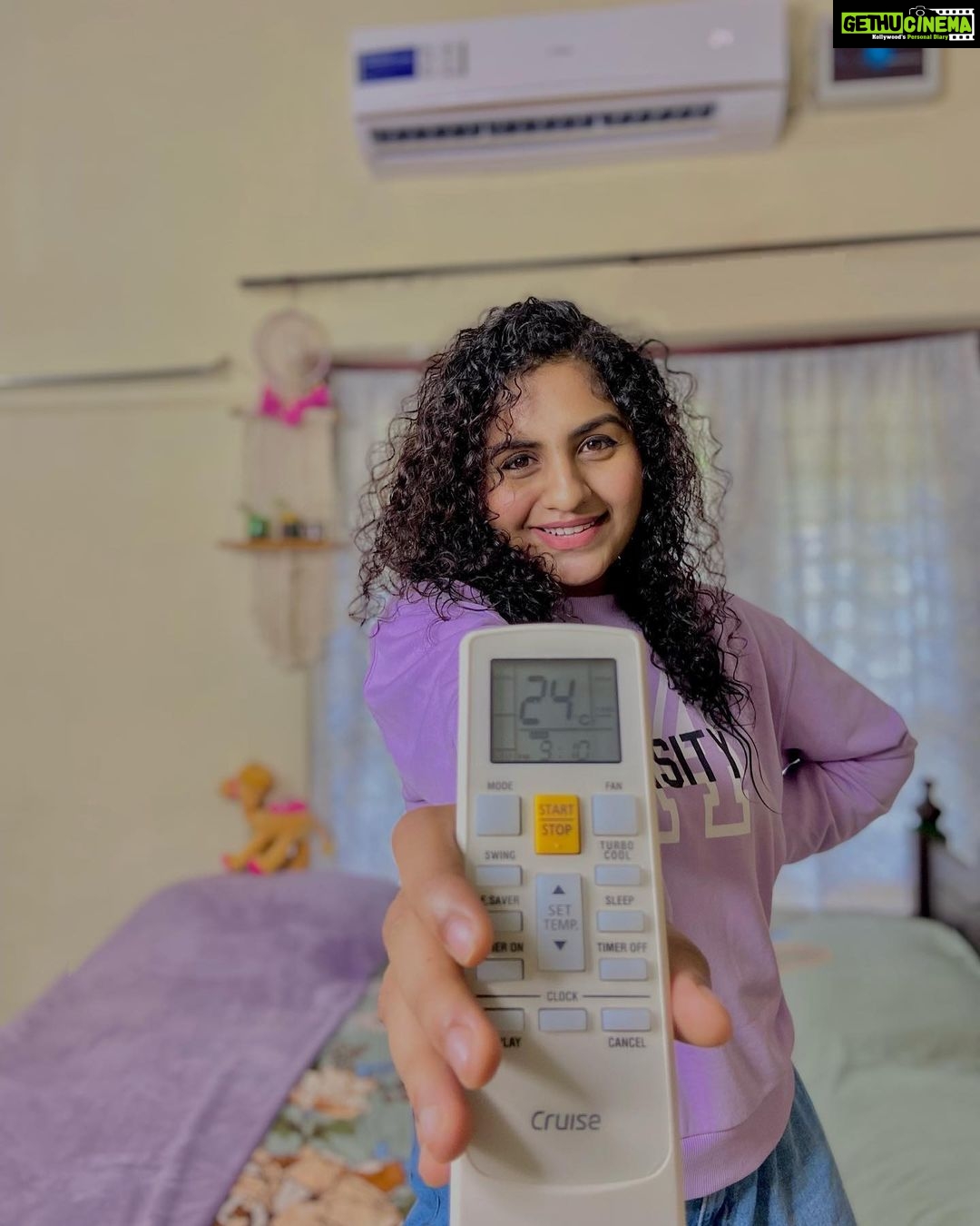 Noorin Shereef Instagram - This Onam I brought home @cruise_ac smart varioqool air conditioner, With 7 stage air filtration & Express cooling it is helping me beat sticky summer humidity. Get yours from @amazondotin or visit cruiseac.com and locate the offline store Dont forget to Follow @cruise_ac #CruiseAc #InverterAc #SplitAc #Onam #Onamcelebration #collaboration #campaign India