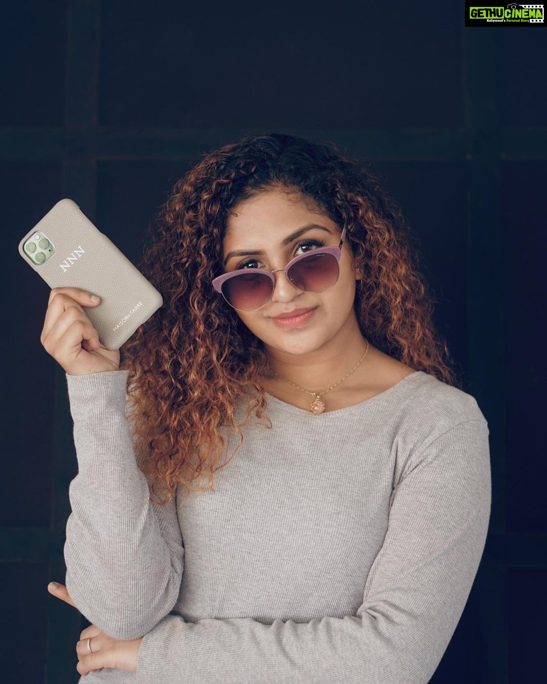 Noorin Shereef Instagram - I like the word 'indolence'. It makes my laziness seem classy. By the way i loved these classy and luxury phone case from @maisondesabre . It have my customised initials in fav color ♥️ which have pure leather base Go check out their page and collect your perfect leather partner #maisondesabre #phonecase #leathercases #luxury #luxuryphonecase #noorinshereef #collab India