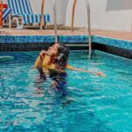 Noorin Shereef Instagram - When you have the whole pool to yourself. 📸 @ferminnoushad The Travancore Heritage