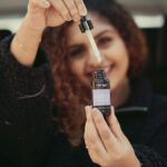 Noorin Shereef Instagram - Readying my skin with the @barebodyofficial Retinol serum! I love the texture and how smoothly it falls on my skin. My go-to serum for all the reversal & repair my skin needs. They have launched 3 gorgeous #GetSetGlow serums- check them out today at www.barebody.in! 😍