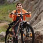 Noorin Shereef Instagram - Eye on your goals✨ With @avoncycles Pc @srj_hashtag #avon #noorin #noorinshereef #avoncycles #campign #avonblogger #travel