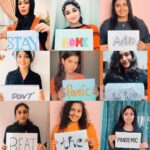 Noorin Shereef Instagram - “STAY HOME AND DONT PANIC WE WILL BEAT THE PANDEMIC” — stay together , fight against covid19 Really happy to join with these beautiful hearted ladies @sherzjumz @lakshhmenon @high.queen.mom. @nazerin_nechu @mrs_sameerhamsa @glamby_jaz_myn @maryshabna @chaaaaruuuuu : :; :; #againstcorona #fightincovid #stayhome #staysafe