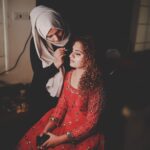 Noorin Shereef Instagram - Is this a real trial for my future wedding scenes😅? @theglamupstudio Wearing @salaaboutique Pc @blur_weddings