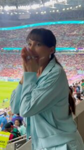 Nora Fatehi Instagram - That moment when u hear ur voice at the world cup stadium @fifaworldcup 🥹🥹😍this was so surreal! Its milestones like this that make the journey so worth it 🥹❤️🙏🏽 i Always envisioned moments like this, im Just a Dreamer with a hunger to make those dreams come alive! From a regular shmagular girl in the hood to this! 🥲😄 🌎 🌍 Believe in ur self guys, never let anybody tell you You Cant! Ur dreams are never too big! Many laughed at me at the start but we out here!! And this is just the beginning..
