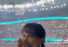 Nora Fatehi Instagram - That moment when u hear ur voice at the world cup stadium @fifaworldcup 🥹🥹😍this was so surreal! Its milestones like this that make the journey so worth it 🥹❤️🙏🏽 i Always envisioned moments like this, im Just a Dreamer with a hunger to make those dreams come alive! From a regular shmagular girl in the hood to this! 🥲😄 🌎 🌍 Believe in ur self guys, never let anybody tell you You Cant! Ur dreams are never too big! Many laughed at me at the start but we out here!! And this is just the beginning..