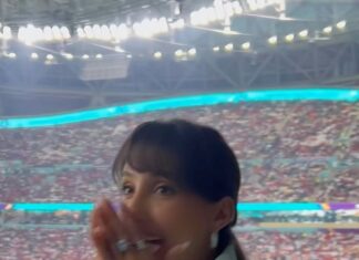 Nora Fatehi Instagram - That moment when u hear ur voice at the world cup stadium @fifaworldcup 🥹🥹😍this was so surreal! Its milestones like this that make the journey so worth it 🥹❤️🙏🏽 i Always envisioned moments like this, im Just a Dreamer with a hunger to make those dreams come alive! From a regular shmagular girl in the hood to this! 🥲😄 🌎 🌍 Believe in ur self guys, never let anybody tell you You Cant! Ur dreams are never too big! Many laughed at me at the start but we out here!! And this is just the beginning..