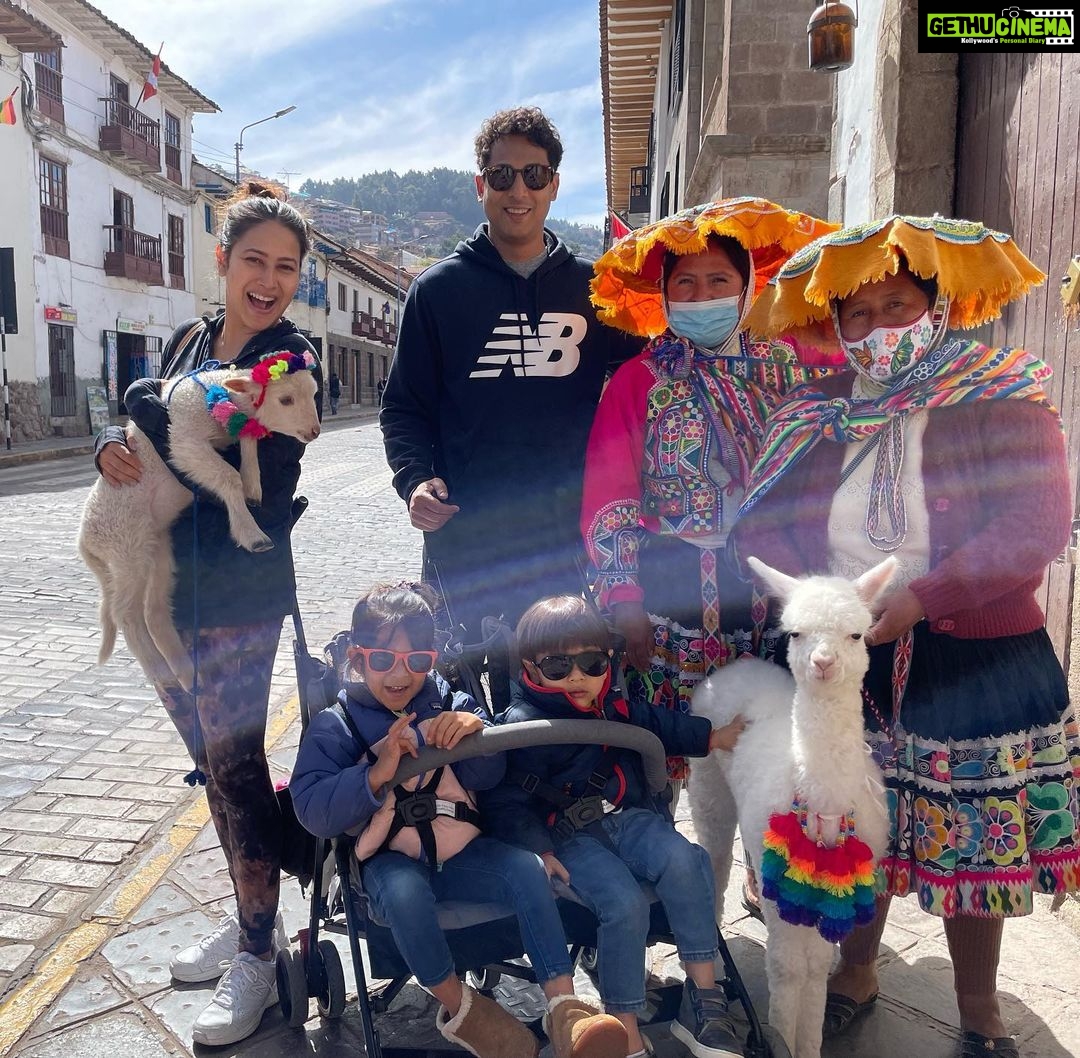 Panchi Bora Instagram - Creating my own rainbow 🌈 🦙