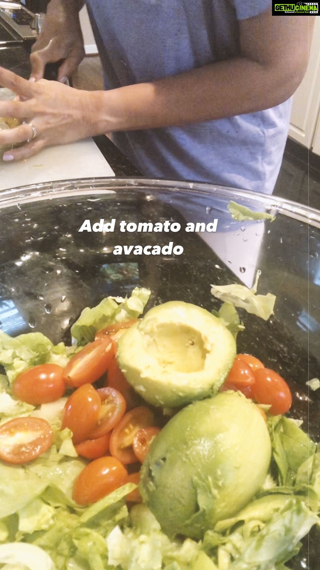 Panchi Bora Instagram - Keep calm and eat Salad 🥗