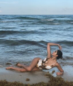 Parvati Melton Instagram - Vitamin sea 🌊  #miami #florida #miamibeach #miamiswimweek #miaminightlife #bikini #bikinigirl #bikinis #california #californialove #californiagirl #forever21 #bollywood #indian #tollywood #modellife #summervibes #summer #swimwear #beach #ocean