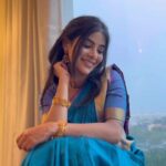 Pavithra Lakshmi Instagram - கண்ணில் உன்னை வைத்து பெண் தெய்த்து கொண்டாலே❤️ Hair and makeup @sandysmakeover_