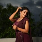 Pavithra Lakshmi Instagram - For #sifa2022! Thank you @ajitmenon_trendz for honouring ne with #freshface of the year! Wearing @sameenasofficial A @vigneshkumar.rb photography