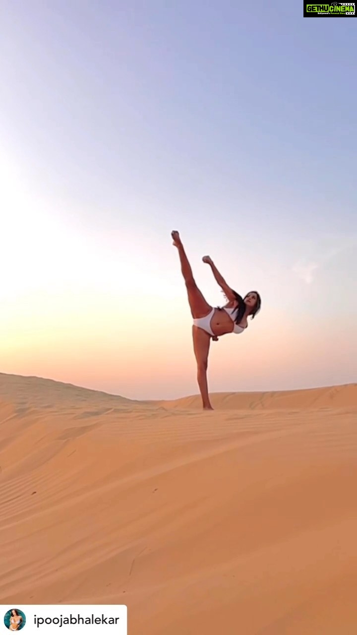 Pooja Bhalekar Instagram - That’s what I call a DESERT KICK @ipoojabhalekar