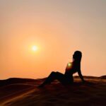 Pooja Bhalekar Instagram - Colour-soaked Skies 🌅🏜 ✨PARADISE✨ . . . . . . . #sunset #photography #photooftheday #goldenhour #beauty #nature #desert #bohemian #love #fyp #foryou #explore #silhouette #curves #creative #artist #actress #instalike #instadaily #instagood #poojabhalekar #dubai #visitdubai #digitalnomad Dubai UAE