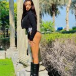 Pooja Bhalekar Instagram - Waiting for the BUS be like…🚌😋 . . . . . . . Bodysuit by @adidasoriginals @adidasindia Jacket by @zara Boots by @aldo_shoes Location @palazzoversacedubai . . . . . . #bodysuit #photooftheday #love #instagood #pictures #look #fashion #stylegram #legs #glam #swimsuit #actress #adidasoriginals #adidas #inspo #igers