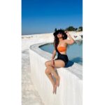 Pooja Salvi Instagram - 🧡 . . . . . . . . . . . . #pamukkale #cottoncastle #turkey🇹🇷 #travelgram #igpic Pamukkale, Turkey