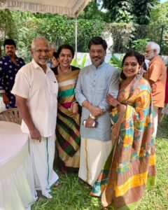 Poornima Bhagyaraj Instagram - A special Diwali lunch with friends . Thank you hasini and mani sir❤️🤗❤️