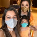 Poornima Bhagyaraj Instagram - Happy birthday my dearest Dia kutty.❤️❤️❤️😘😘😘love you . Bhagya thatha and nanama