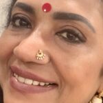 Poornima Bhagyaraj Instagram – Beautiful ornament for the nose