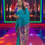Poornima Bhagyaraj Instagram – At the #Redcarpet show on @amritatv 🥰
Had a lovely time thank you team 🥰