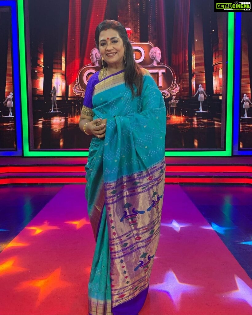Poornima Bhagyaraj Instagram - At the #Redcarpet show on @amritatv 🥰 Had a lovely time thank you team 🥰