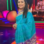 Poornima Bhagyaraj Instagram - At the #Redcarpet show on @amritatv 🥰 Had a lovely time thank you team 🥰