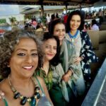 Poornima Bhagyaraj Instagram - My first cake mixing experience . Thank you Sherene for inviting me to the rooftop lounge of #ramada plaza, Guindy. Such a breathtaking view @ramadaplazachennai @sherjd @sailakshmi_2402 @weenapradhan
