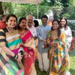 Poornima Bhagyaraj Instagram – A special Diwali lunch with friends . Thank you hasini and mani sir❤️🤗❤️