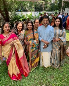 Poornima Bhagyaraj Instagram - A special Diwali lunch with friends . Thank you hasini and mani sir❤️🤗❤️
