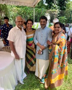 Poornima Bhagyaraj Instagram - A special Diwali lunch with friends . Thank you hasini and mani sir❤️🤗❤️