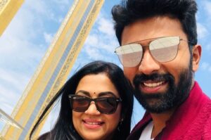 Poornima Bhagyaraj Instagram - Can never forget this day in my life. The pain I had to go thru. But when I saw your beautiful face I could not see or feel any pain but the happiness of seeing you, holding you. Love you so much Sonu for making our lives so special. Happy birthday my dearest. . May you always be blessed with happiness and good health and prosperity. And now I know you have a beautiful Kiki by your side to make your life even better. Cherish it❤️❤️❤️❤️❤️love… Mom