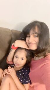 Poornitha Instagram - Daughter’s day is everyday… having said that today is a good mother-daughter day with no fighting and screaming…so far🤞  #motherdaughter #life #lifechanging #farfromperfect #love #grateful #onedayatatime #vsco #vscocam