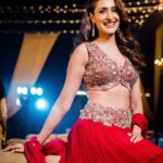 Pragya Jaiswal Instagram - Shaadi season 💖 . . Outfit @mrunalinirao Jewellery @anayah_jewellery Styled by @anshikaav Team @roshiijain Photographer @arshaangandhi Jabalpur, Madhya Pradesh