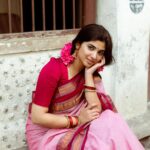 Pragya Nagra Instagram - Arali poo🌸🌺 Saree & blouse @studiovirupa ❤️ PC @harini_sarathy 🥰