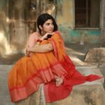 Pragya Nagra Instagram - 🌼 @sat_narain @rahulravindran @mmshootography Stylist @niranjanisundar Saree & Blouse @studio_thari Location courtesy @srivathsan_vijayaraghavan Parthasarathy Temple, Triplicane