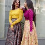 Pragya Nagra Instagram - Hey Best Friend @que.sera.saraa 🥰❤️ Outfits @fiorebymalar_ 💃🏻 Videography @arunsmagy 📸 @anandportraits @cinema_lover__ Jewellery @ivanahbyovj