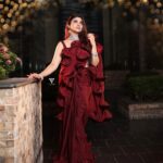 Pragya Nagra Instagram - Happy Valentine's Day❤ Beautiful frilled saree @dimahfashion 💖 Make up @shimmershades_makeupartistry 💄 📷 @gocandid_studios Hairstylist @swathi_hairstylist Jewellery @goldcopy1486 #ValentinesDay #valentineday #valentines #valentine #valentinegift #love #romance