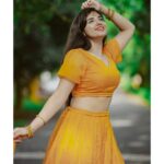 Pragya Nagra Instagram - Obsessing over this Gota Patti Lehenga with a Rajasthani touch from @radheyscouture for long now❤ PC @arunprasath_photography 🥰