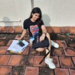 Pragya Nagra Instagram - "BACK TO COLLEGE!!" @adipoli.in Super comfortable and highly stylish Customized T-shirts from @adipoli.in 🥰❤ Order yours from their existing prints or get your customized print ordered from them with great quality T-shirts and high quality prints!!❤ They also have newly launched HOODIES available to be customized to your liking!!