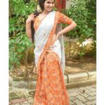 Pragya Nagra Instagram - 🌸💐Kathari Poovazhagi!!🌺🌹 Dhavani by @kerala_bygone_fashion 🥰❤ Jewellery @azhagiyal_creations @pragyanagra #tamil #kollywood #cinema #actor #chennai #madras #tamilponnu #instagood #instadaily #love #style #traditional #fashion #follow #instagram #instalove #instamood #pragyanagra