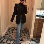 Prajakta Koli Instagram - The urge to be in a show where my character wears this to go to her corporate job while picking up coffee from her regular coffee shop and then striding down the streets of New York when a hot guy in a corporate suit runs into her, spilling the coffee on what is her “favourite jacket!!”, barely apologises and then turns out to be her new Co-worker who’s starting at her office on that every day IS REAL!