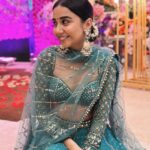 Prajakta Koli Instagram - Ajj jaan ni main jaan tenu dena.😌 … Styled by @sakshi312 … Outfit - @vvanivats Jewellery - @khannajewellerskj