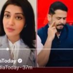 Pranitha Subhash Instagram – This evening on India Today